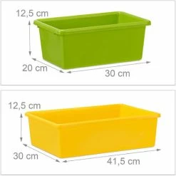 Relaxdays Scaffale Cameretta Con Box Portagiochi E Scomparti, Contenitori Per Giocattoli, Mobiletto Multiuso Colorato, HLP 78,5 X 86 X 26,5 Cm -COSTWAY shop 10724879 5