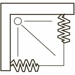 Box Doccia Acquario 70x70 Cm A 2 Ante Apertura Centrale -COSTWAY shop 11623162 3