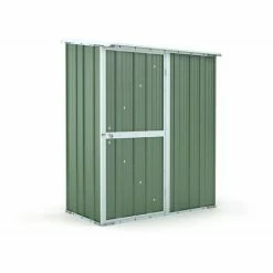 Casetta Giardino Attrezzi Box In Acciaio Zincato 155x100cm X H192cm - 50KG – 1,55mq - VERDE
