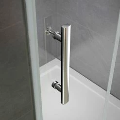 195 Cm Box Doccia Angolare Doppie Porte Battenti Cristallo 6 Mm Temperato Anticalcare Trasparente Telaio Cromo Lucido Misura 80x80 Cm Piatto Doccia 80x80 Cm 8 195 Cm Box Doccia Angolare Doppie Porte Battenti Cristallo 6 Mm Temperato Anticalcare Trasparente Telaio Cromo Lucido Misura 80x80 Cm Piatto Doccia 80x80 Cm -COSTWAY shop 12433359 4