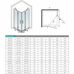 195 Cm Box Doccia Angolare Doppie Porte Battenti Cristallo 6 Mm Temperato Anticalcare Trasparente Telaio Cromo Lucido Misura 80x80 Cm Piatto Doccia 80x80 Cm 9 195 Cm Box Doccia Angolare Doppie Porte Battenti Cristallo 6 Mm Temperato Anticalcare Trasparente Telaio Cromo Lucido Misura 80x80 Cm Piatto Doccia 80x80 Cm -COSTWAY shop 12433359 5
