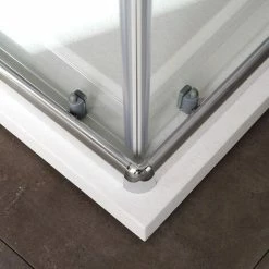 BOX DOCCIA IN VETRO TEMPERATO TRASPARENTE 70X70 LUNA 9 BOX DOCCIA IN VETRO TEMPERATO TRASPARENTE 70X70 LUNA -COSTWAY shop 14859513 4