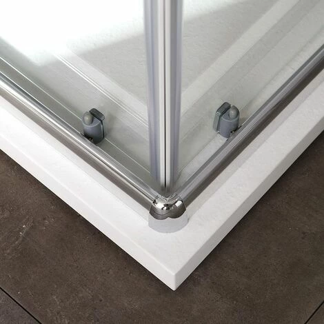 BOX DOCCIA IN VETRO TEMPERATO TRASPARENTE 70X70 LUNA 4 BOX DOCCIA IN VETRO TEMPERATO TRASPARENTE 70X70 LUNA - immagine 4