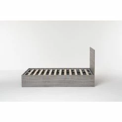 Letto Contenitore Cangu' Hi-Box Singolo Grande 120X190 Rovere Grigio -COSTWAY shop 15740585 4