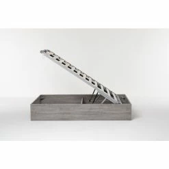 Letto Contenitore Cangu' Bed Box Singolo Grande 120X190 Rovere Grigio -COSTWAY shop 15740594 3