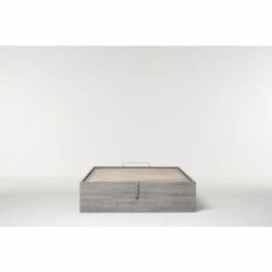 Letto Contenitore Cangu' Bed Box Singolo Grande 120X190 Rovere Grigio -COSTWAY shop 15740594 4