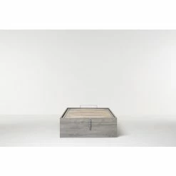 Letto Contenitore Cangu' Bed Box Singolo 90X190 Rovere Grigio -COSTWAY shop 15740597 4