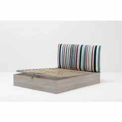 Letto Contenitore Cangu' Hi-Box Con Testiera Soffy Rigo' Matrimoniale 160X190 Olmo Naturale