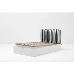 Letto Contenitore Cangu' Hi-Box Con Testiera Soffy Rigo' Singolo Grande 120X190 Bianco