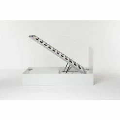 Letto Contenitore Cangu' Hi-Box Con Testiera Soffy Rigo' Singolo Grande 120X190 Bianco -COSTWAY shop 15741455 4