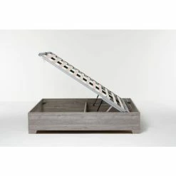 Letto Contenitore Cangu' Bed Box 160X190 C/Piedini Rovere Grigio -COSTWAY shop 15741519 3