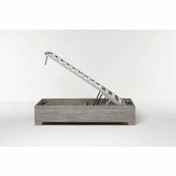 Letto Contenitore Cangu' Bed Box 90X190 C/Piedini Rovere Grigio -COSTWAY shop 15741525 3