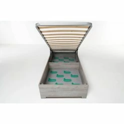 Letto Contenitore Cangu' Bed Box 90X190 C/Piedini Rovere Grigio -COSTWAY shop 15741525 5
