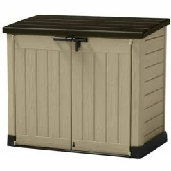 Keter Box Portattrezzi Da Esterno STORE IT OUT MAX In Resina 145,5x82x125h - 1200 LT - Beige