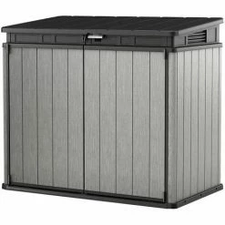Keter Box Armadio Portattrezzi Da Esterno ELITE STORE In Resina140x82x124h - 1150 LT Grigio