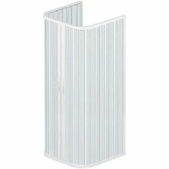 Box Doccia Saturnia 3 Lati 80x80x80 Cm Apertura Centrale -COSTWAY shop 16596294 4