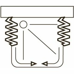 Box Doccia Saturnia 3 Lati 80x80x80 Cm Apertura Centrale -COSTWAY shop 16596294 5