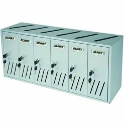 CASELLARE POSTALE BLINKY ALU-SILVER C6 6-BOX 62X17,5X30 CM