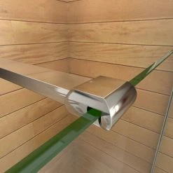 Barra Stabilizzatrice Tagliabile Rinforzato Per Box Doccia Da 90 Cm Per Vetro Spessore Da 6-8 Mm -COSTWAY shop 19907829 4