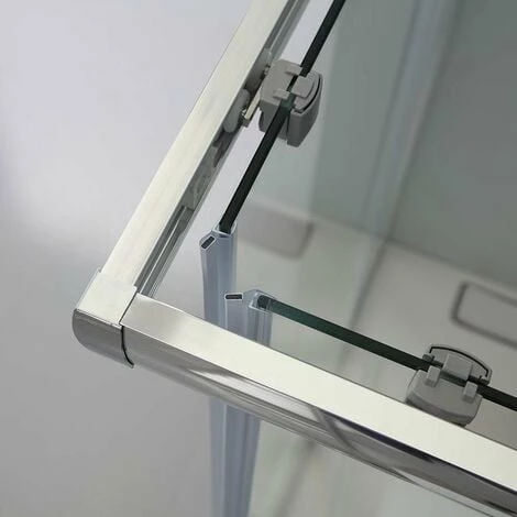 BOX DOCCIA 80x120 RETTANGOLARE CRISTALLO 6MM TRASPARENTE GIADA 2 BOX DOCCIA 80x120 RETTANGOLARE CRISTALLO 6MM TRASPARENTE GIADA - immagine 2