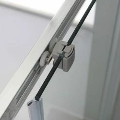 BOX DOCCIA 70X100 CM IN CRISTALLO TRASPARENTE 6 MM GIADA -COSTWAY shop 2259038 4