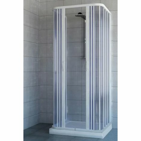 BOX DOCCIA CABINA PARETE FISSA BAGNO 3 LATI A SOFFIETTO IN PVC RIDUCIBILE 28443V 70X70X70XH185 (28443) 1 BOX DOCCIA CABINA PARETE FISSA BAGNO 3 LATI A SOFFIETTO IN PVC RIDUCIBILE 28443V 70X70X70XH185 (28443)