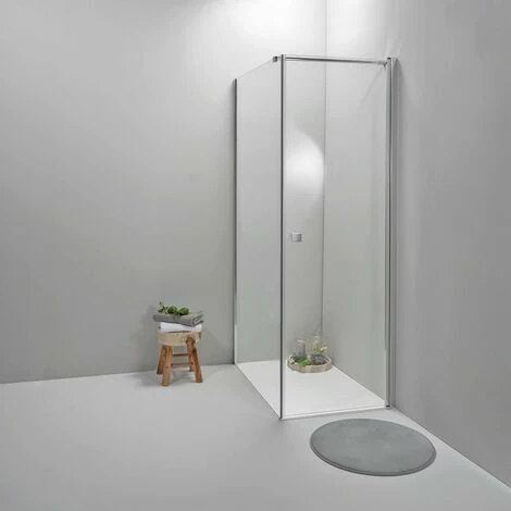 BOX DOCCIA ELITE ANGOLARE 100x70 CM PORTA BATTENTE CON LATO FISSO TRASPARENTE 1 BOX DOCCIA ELITE ANGOLARE 100x70 CM PORTA BATTENTE CON LATO FISSO TRASPARENTE