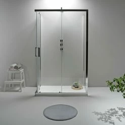 BOX DOCCIA ELITE TRE LATI 70x90x70 CM SCORREVOLE TRASPARENTE