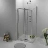 Elite Box Doccia 70x90 Cm Apertura A Libro Cristallo Trasparente 6 Mm