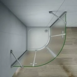 195 Cm Box Doccia Semicircolare Opaco 2 Porte Battenti Sloon Vetro 6 Mm Temperato Satinato Anticalcare Con Barra Stabilizzatrice 80x80 Cm 8 195 Cm Box Doccia Semicircolare Opaco 2 Porte Battenti Sloon Vetro 6 Mm Temperato Satinato Anticalcare Con Barra Stabilizzatrice 80x80 Cm -COSTWAY shop 25794465 4