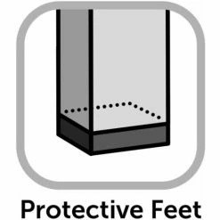 Box Per Cani Zecta 162x140x80 Cm Nera FLAMINGO -COSTWAY shop 26276134 4