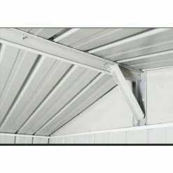 Box In Lamiera Casetta Giardino Acciaio Zincato 360x345cm X H2.12m - 150KG - 12,42 Mq - VERDE -COSTWAY shop 2670435 4