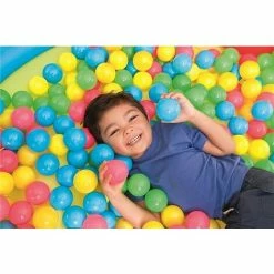 SACCA CON 100 PALLINE COLORATE CON CUSTODIA IDEALI PER BOX PISCINE E AREE GIOCO -COSTWAY shop 30445891 4