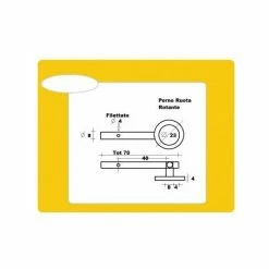 RPB Docce - Ricambio Cuscinetto Box Doccia N° 1 PZ Mod 23 AA Carrello -COSTWAY shop 3106602 3