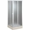 Box Doccia Scorrevole In Acrilico Mod. Venere H 185 70x70 Cm Con Apertura Centrale