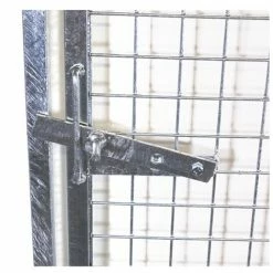 Pannello Con Porta In Rete Per Box Cani Maglia 5x5 Cm Zincatura A Caldo 100xh180 Cm -COSTWAY shop 33363467 5