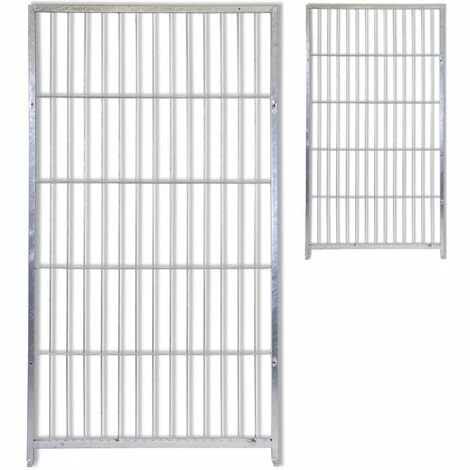 2 Pannelli Semplici In Rete Per Box Cani Con Zincatura Elettrolitica Ciascuno Misura 100xh180 Cm 1 2 Pannelli Semplici In Rete Per Box Cani Con Zincatura Elettrolitica Ciascuno Misura 100xh180 Cm