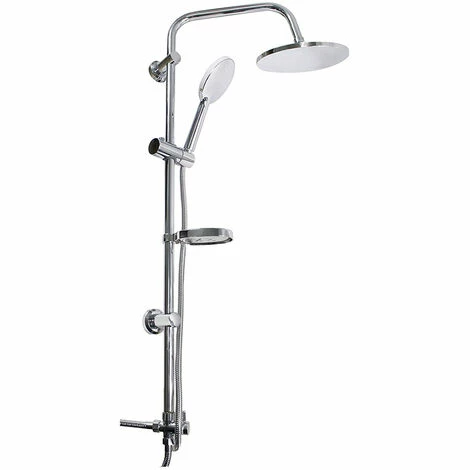 Colonna Doccia Da Bagno Saliscendi Con Soffione Fisso Tondo Doccetta Telefono Multigetto Asta 98 Cm Con Portasapone Sistema Anticalcare Box Doccia 1 Colonna Doccia Da Bagno Saliscendi Con Soffione Fisso Tondo Doccetta Telefono Multigetto Asta 98 Cm Con Portasapone Sistema Anticalcare Box Doccia