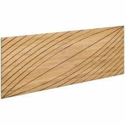 Testiera Letto Legno Massello Foglia Di Pino 160x60cm Finitura Vintage Box Mobili