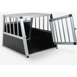 Box Rigido Per Cani Trasportino Gabbia In Alluminio 54x69x50cm Skaut M -COSTWAY shop 38891418 5