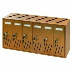 Casellari Postali Vigor Alu Ramato K6 6-Box 62X17,5X30
