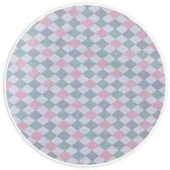 Nido Intarsiato Per Il Box Moritz Pastello A Rombi TiSsi -COSTWAY shop 42819231 3