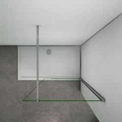 Box Doccia Parete Walk In Con Barra Stabilizzatrice Tagliabile 140cm Cristallo Temperato Trasparente Easyclean 8mm 50x200cm 7 Box Doccia Parete Walk In Con Barra Stabilizzatrice Tagliabile 140cm Cristallo Temperato Trasparente Easyclean 8mm 50x200cm -COSTWAY shop 4733085 3