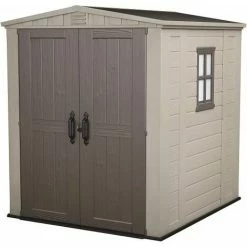 BOX CASETTA CAPANNO KETER IN RESINA DA GIARDINO FACTOR 6X6 CM 178X195X208H 70043