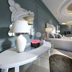 Relaxdays Box Di Rose A Forma Di Cuore, 18 Rose, Nero, Resistente 10 Anni, Idea Regalo, Box Decorativo, Rosa -COSTWAY shop 51972803 3