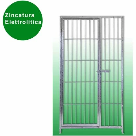 Box Per Cani Da Esterno Con Zincatura Elettrolitica Da 300x300x Altezza 180 Cm 5 Box Per Cani Da Esterno Con Zincatura Elettrolitica Da 300x300x Altezza 180 Cm - immagine 5