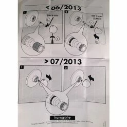 Ricambio Maniglia Termostatica Box Hansgrohe 36391000 -COSTWAY shop 54044329 3