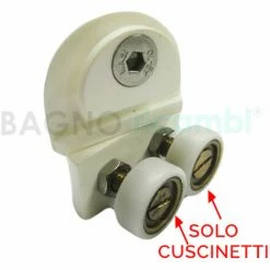 Ricambio Coppia Ruota Cuscinetto Box Doccia Titan 516/07