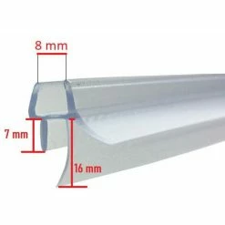 Ricambio Guarnizione Gocciolatoio Con Aletta Rigida 8mm Per Box Doccia Disenia RCGNGC6SC