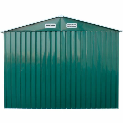 Casetta In Metallo Box Casa Da Giardino A Due Falde 261x181xH198cm Okhalamo 4 Casetta In Metallo Box Casa Da Giardino A Due Falde 261x181xH198cm Okhalamo - immagine 4